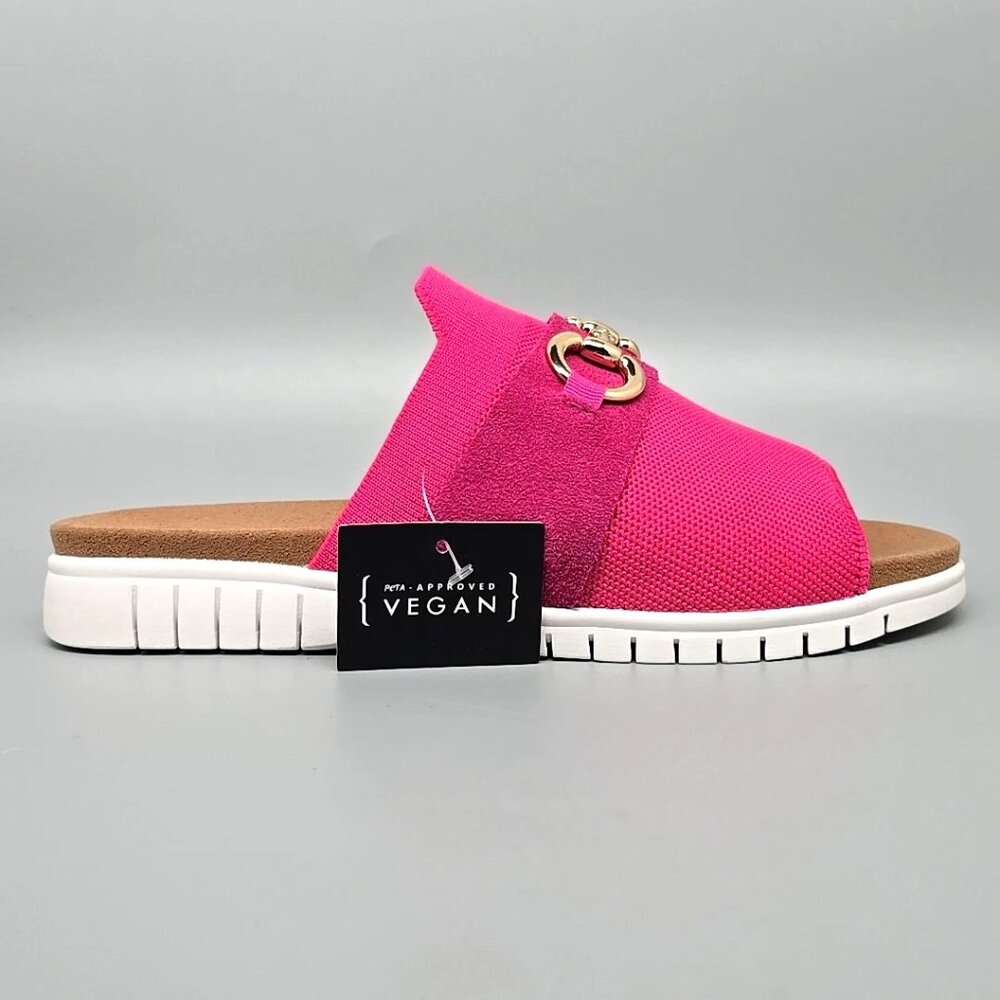 Bernie Mev Monaco Sporty Slide Sandals Open Toe Casual Women's Size 7.5/38 - Picture 5 of 12